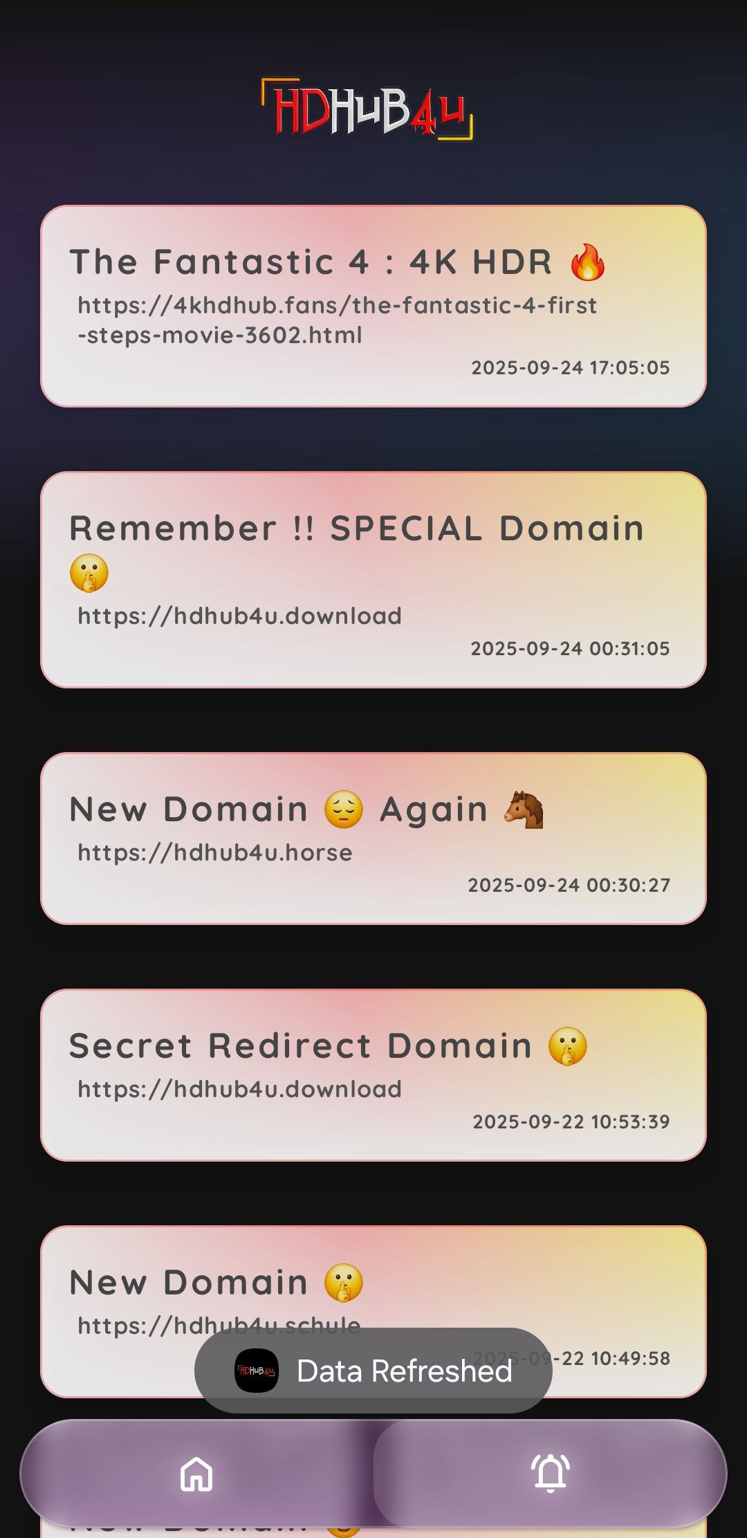 HDHub4u App Notifications